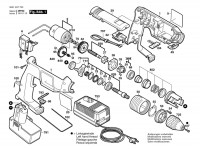 Bosch 0 601 937 766 Gsb 9,6 Ves-2 Cordless Impact Drill 9.6 V / Eu Spare Parts